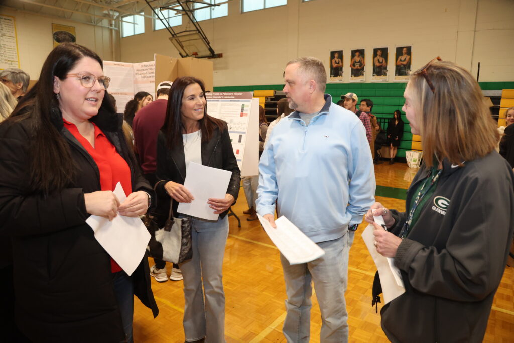 Dr. Soltis speaking at a Roanoke County Public School