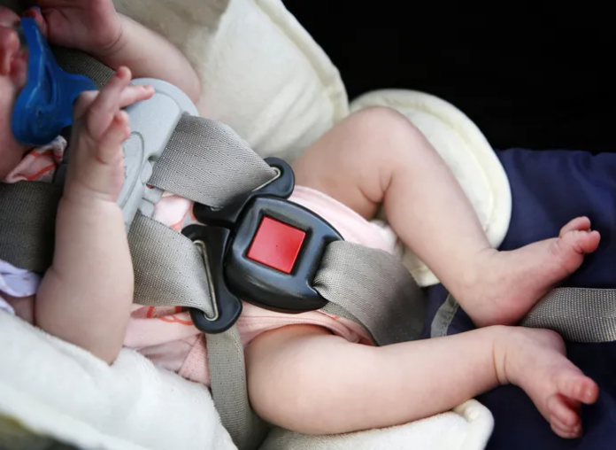 Infant in car seat