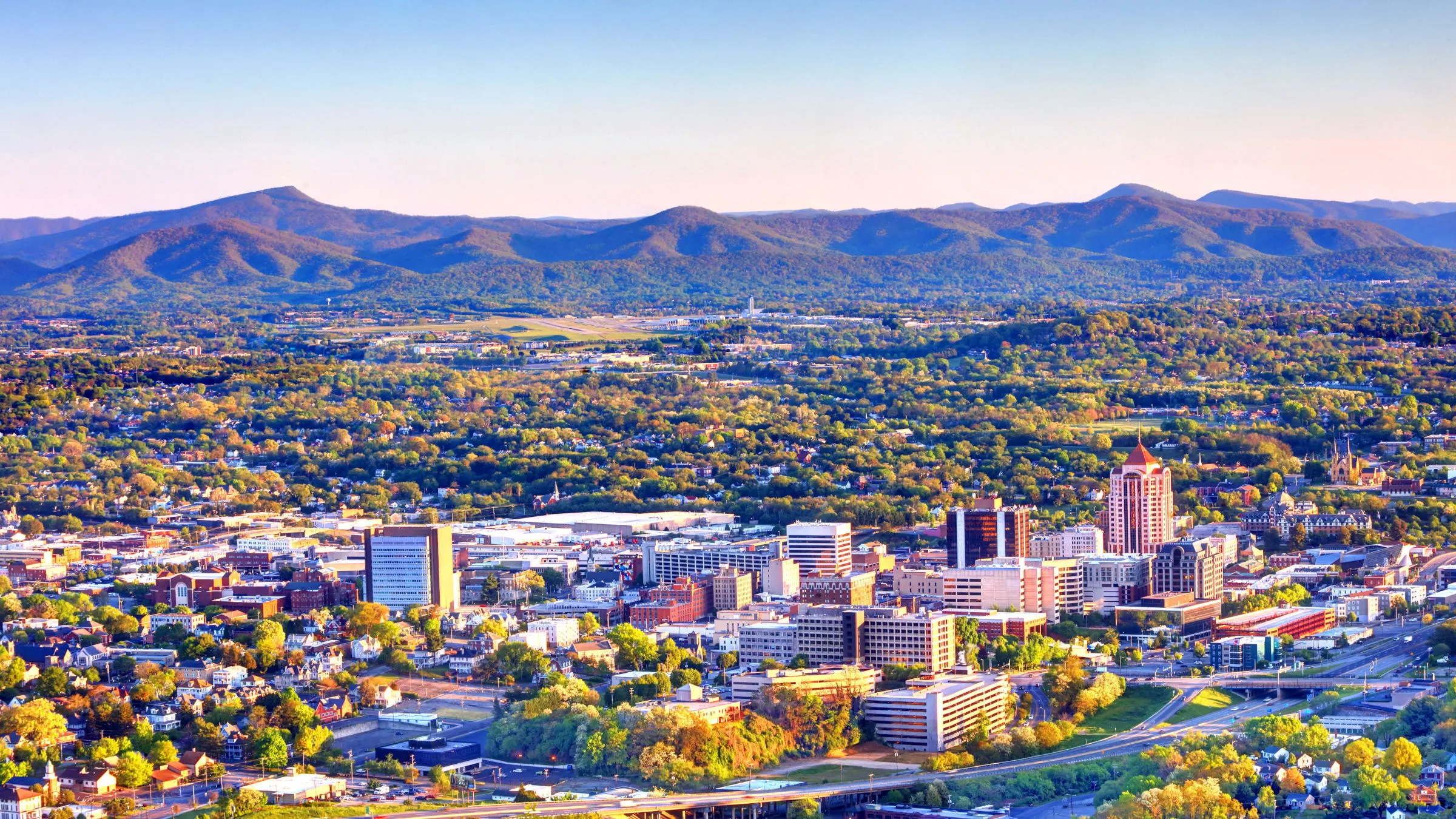 Downtown Roanoke skyline