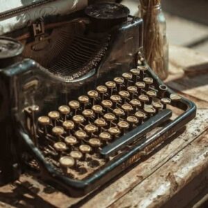 vintage typewriter