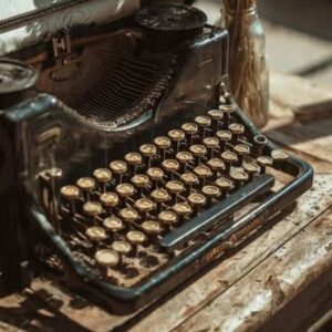 vintage typewriter